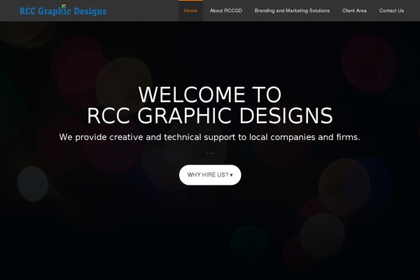 Site using Rccgd-custom plugin