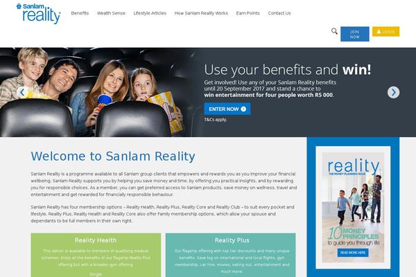 Site using Sanlam_authentication plugin