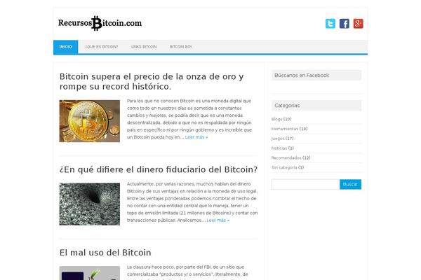 Site using Bitcoin Price Ticker: Bitcoin & Litecoin Price Widget plugin
