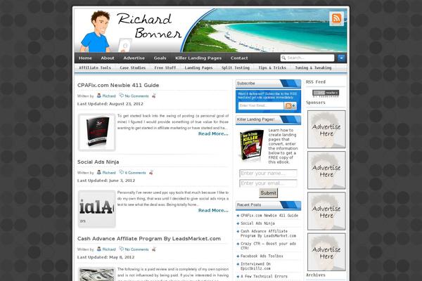 Site using Blog-linkit plugin