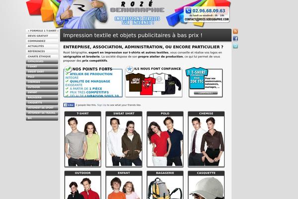 Site using Catalogue plugin