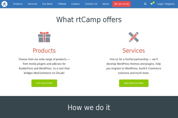 Site using Rtcamp-features plugin
