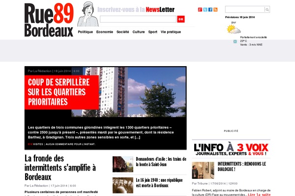 Site using Rue89-bordeaux plugin