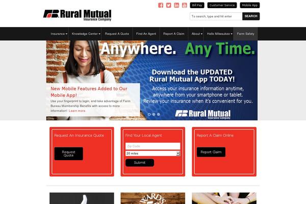 Site using Adi-rural-ins plugin