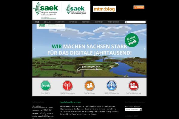 Site using Saek-player plugin