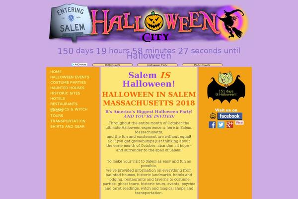 Site using Halloween Countdown Widget plugin