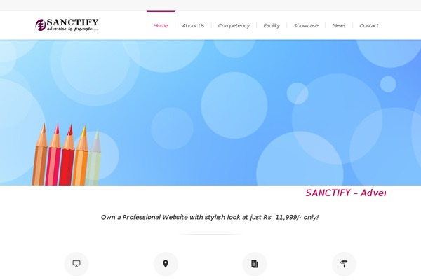 Site using Sanctify-logos plugin