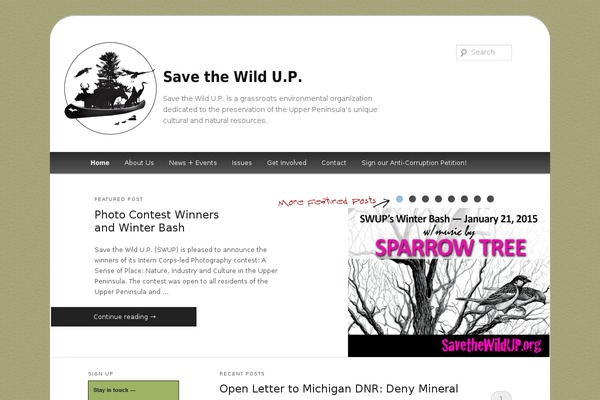 Site using SpeakOut! Email Petitions plugin