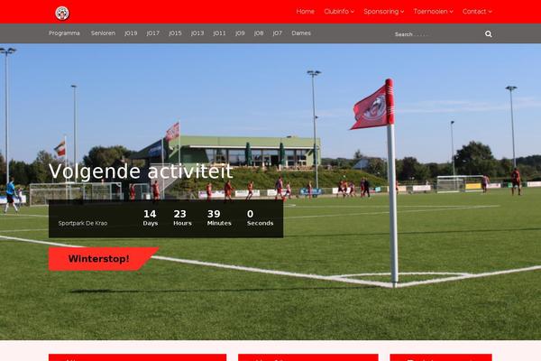 Site using Themeum-soccer plugin