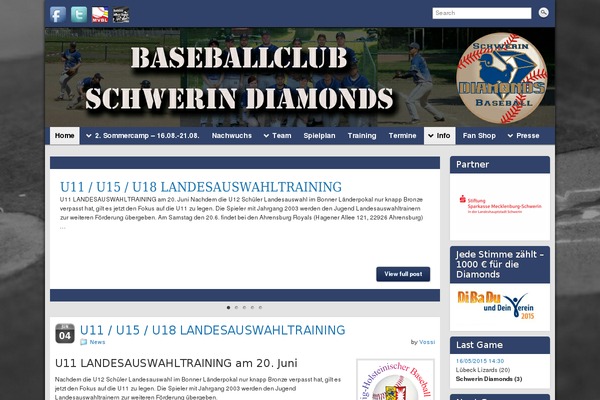 Site using baseballNuke plugin