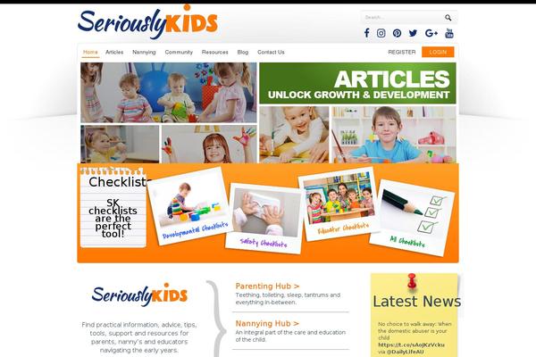 Site using Seriously_kids plugin
