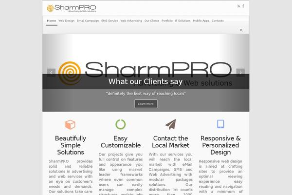 Site using Sharmpro plugin