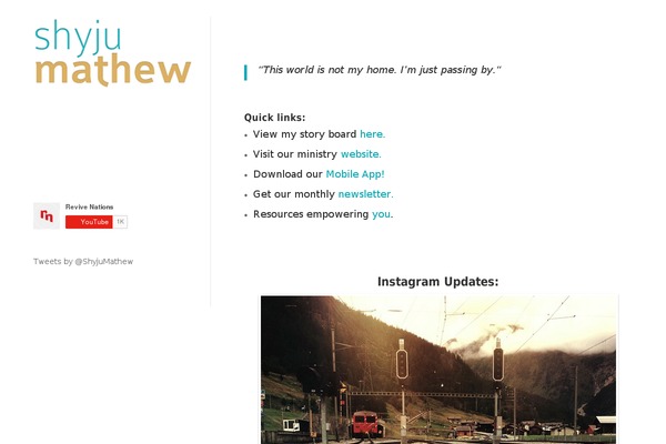 Site using Alpine PhotoTile for Instagram plugin