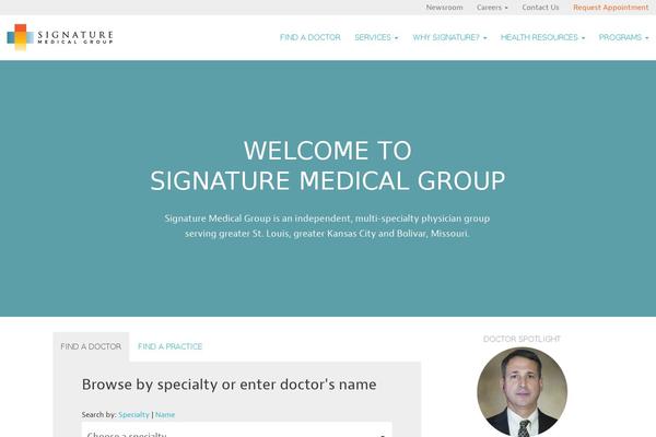 Site using Signature-search plugin