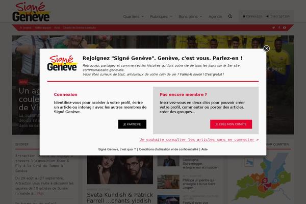 Site using Wax-signe-geneve plugin