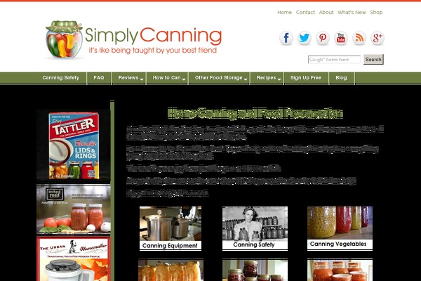 Site using Simplycanning-theme-desgin-customization plugin
