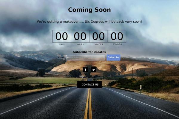 Site using 8 Degree Coming Soon Page plugin