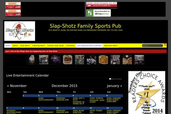 Site using Events-calendar plugin
