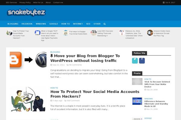 Site using Meks Smart Social Widget plugin