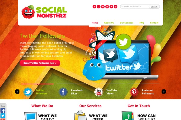 Site using Floating Social Media Icon plugin