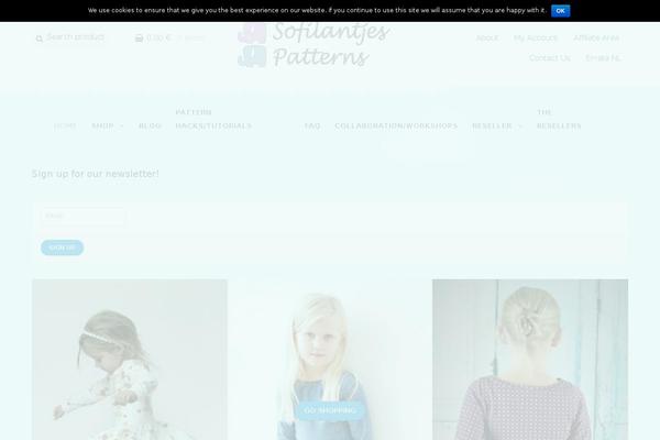 Site using Storefront-parallax-hero plugin