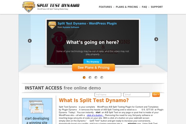 Site using Click-heat-dynamo plugin