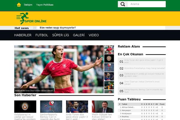 Site using Canlı Maç Sonuçları plugin