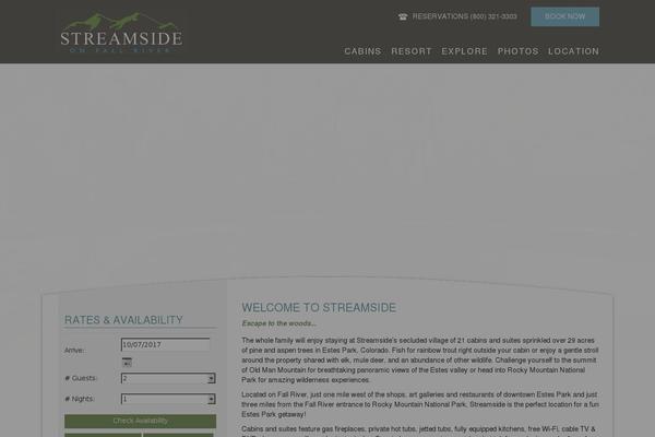 Site using Streamside-booking-widget plugin