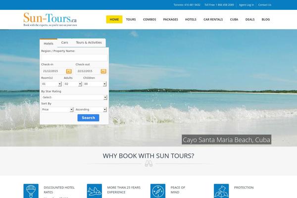 Site using Checkfront Online Booking System plugin