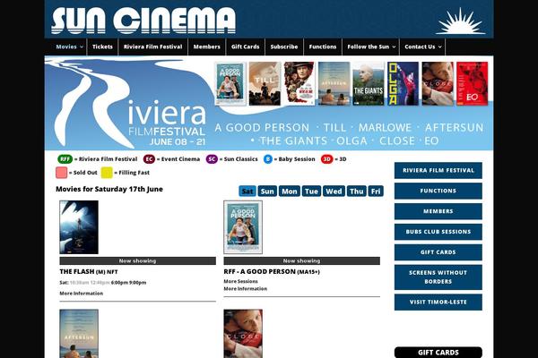 Site using Wp-cinema plugin