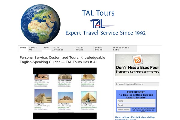 Site using Travel-agency-companion plugin