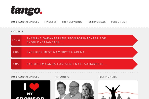 Site using Tango-breadcrumb plugin