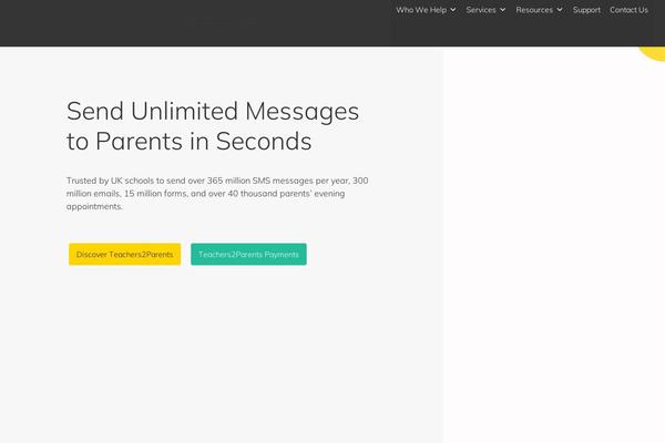 Site using Teachers-2-parents-plugin plugin