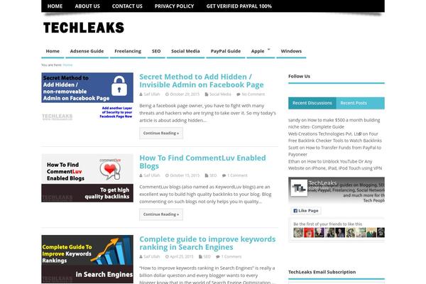 Site using Newsy-bookmark plugin