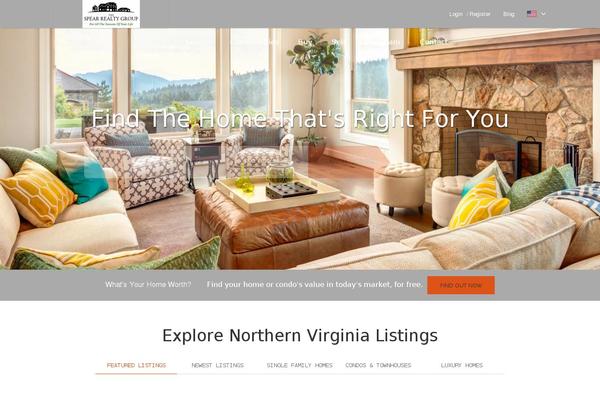 Site using Real Estate Website Builder plugin