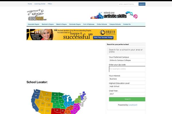 Site using Interactive Map of the US Regions plugin