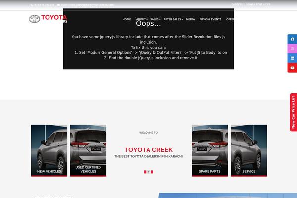 Site using Compare-cars plugin