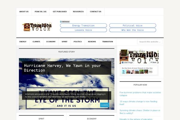 Site using Live Blogging plugin