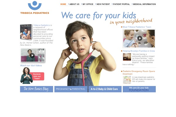 Site using Tribeca-pediatrics-insu plugin