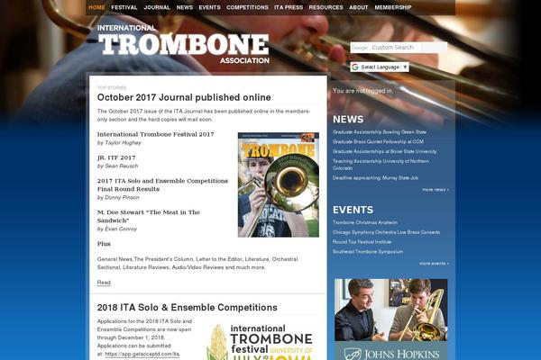 Site using Trombone-adhoc-donation plugin