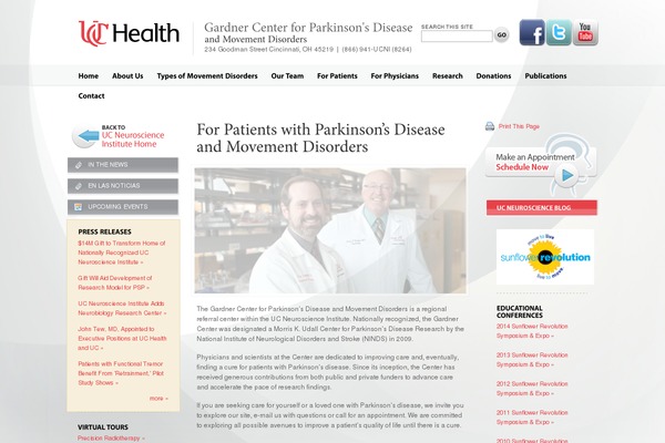 Site using Uc-physicians plugin