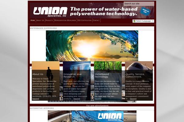 Site using Union-specialties-mods plugin
