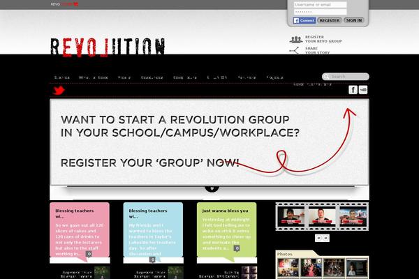 Site using Revolution plugin