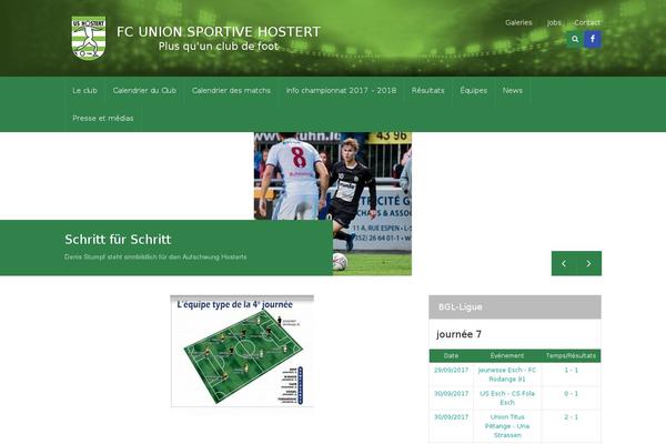 Site using Simnor-sports-club-manager plugin