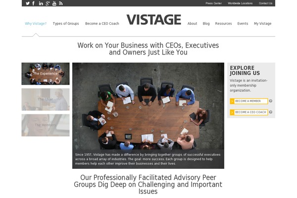 Site using Vistage-logo-slider plugin