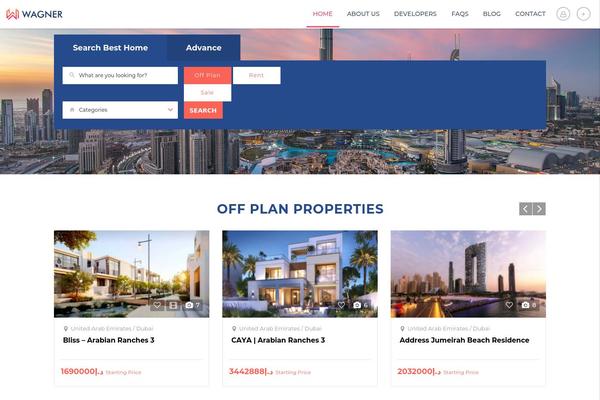 Site using Wp-realestate-manager plugin