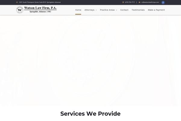 Site using Gdlr-lawyer plugin