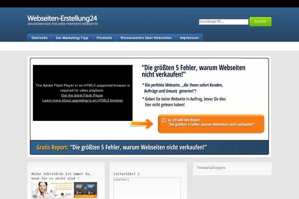 Site using FV WordPress Flowplayer plugin
