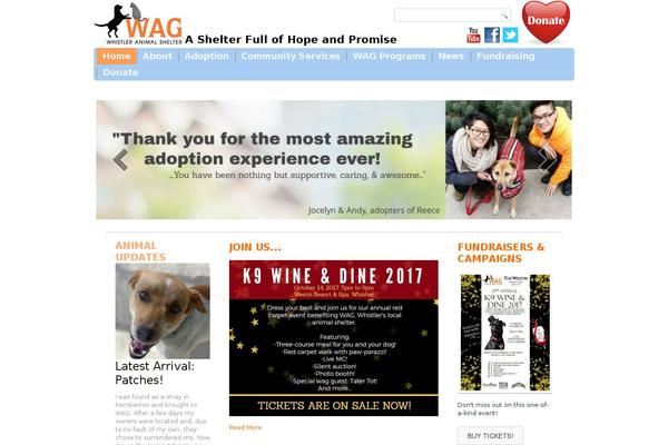 Site using Wag-donate plugin