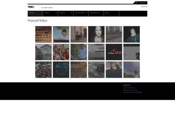 Site using Vimeography-developer-bundle plugin